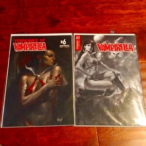 Vampirella Lucio Parrillo lot of 2 #6 #7 Comic book set